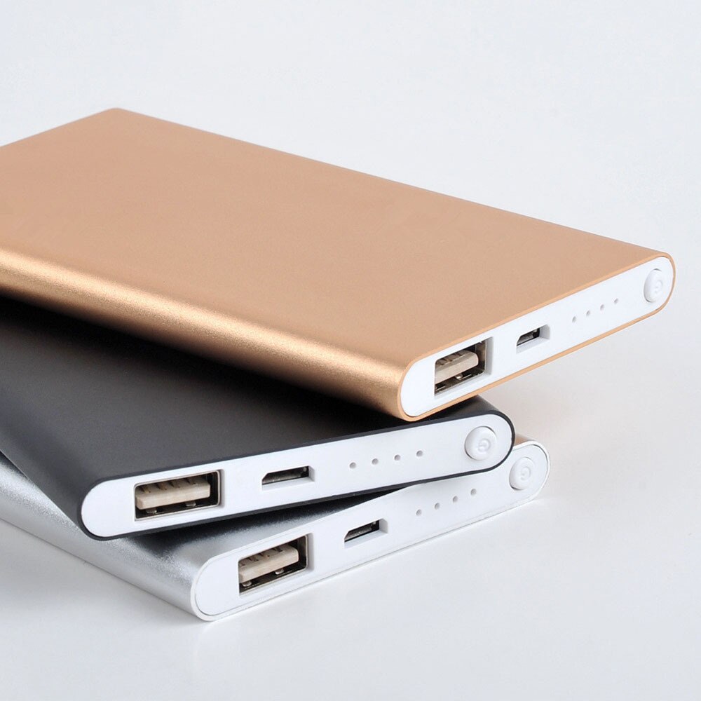 Banco de energía de 12000mah, Banco de energía más bajo 18650, batería externa portátil, batería de respaldo Delgado Ultra