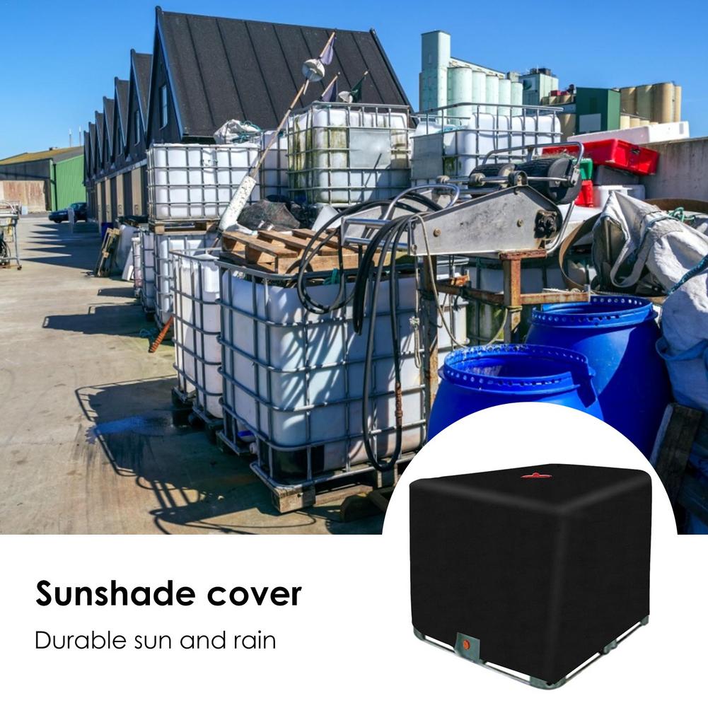 1000L IBC Tank Dust Cover Garden IBC Ton Barrel Waterproof Dustproof Cover Water Tank Protective Cover Ton Barrel Accessories