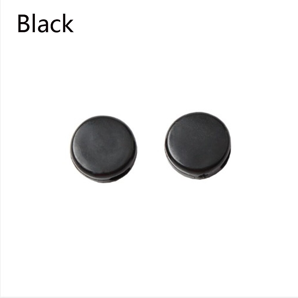 50Pairs (100 Stuks) ronde Glazen Brillen Bril Anti Slip Siliconen Oorhaak Tempel Tip Houder Glazen Accessoires: Black
