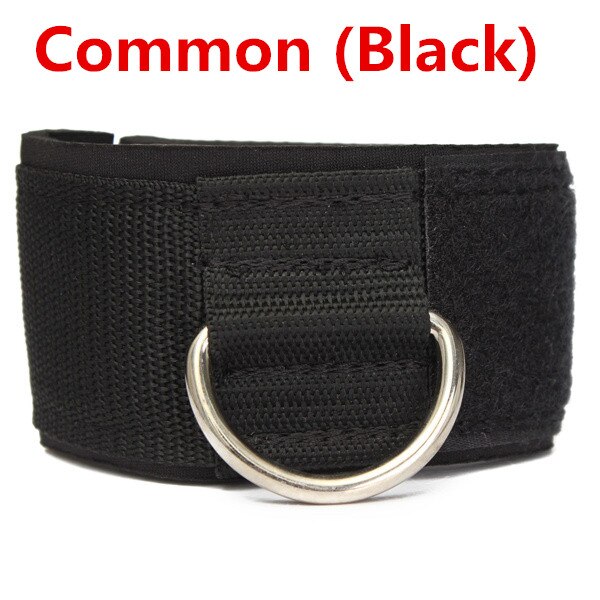1pcs Ankle Straps for Cable Machines and Resistance Band Ankle Cuffs for Legs Abs and Glute Exercise: Common black