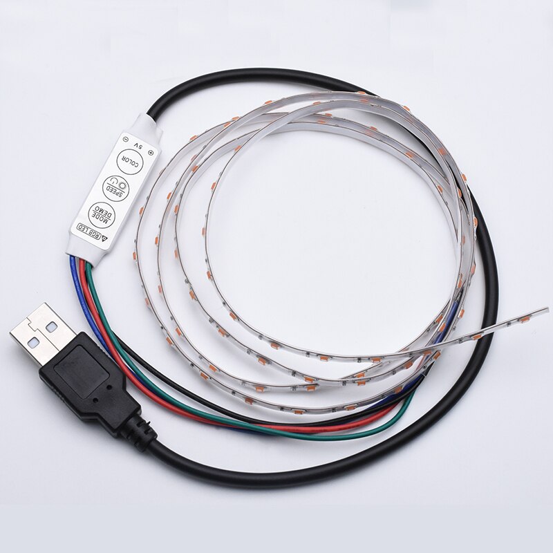 Czinelight Factory Ip20 1206 Smd Rgb Led Strip 78led/meter with mini 3key controller
