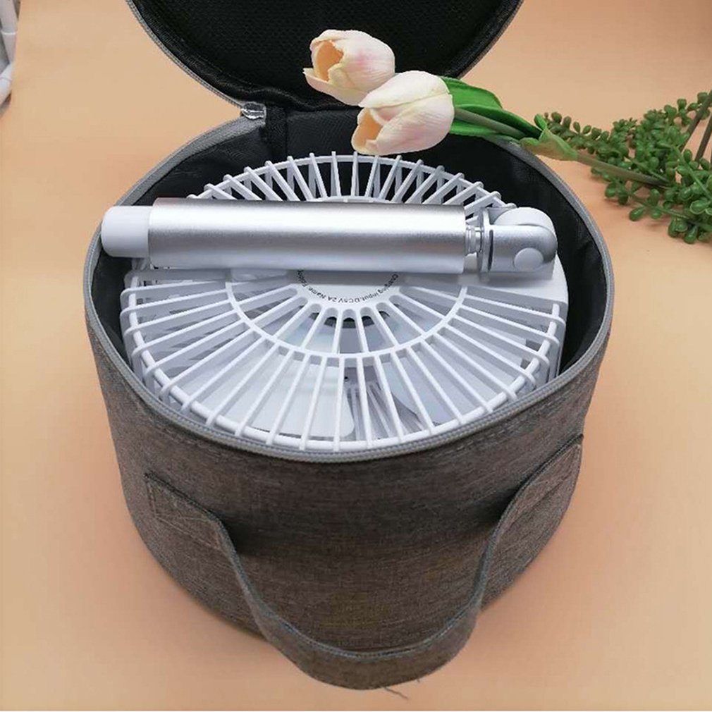 Dobrável ventilador saco de armazenamento portátil à prova dwaterproof água e à prova de choque multifuncional bolsa de viagem ao ar livre