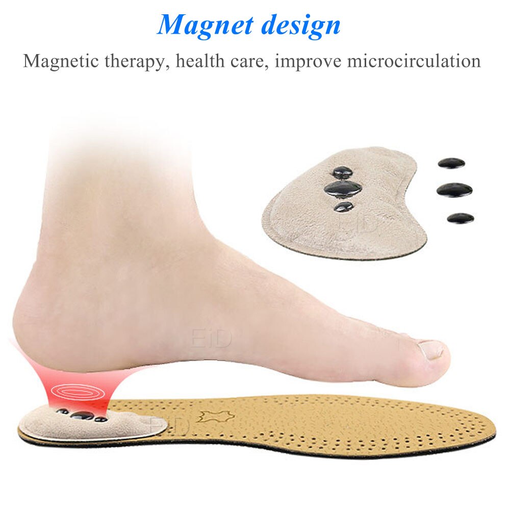 X/O Legs Orthopedic Magnet Massage Insoles Arch Support Orthotic Insole ...