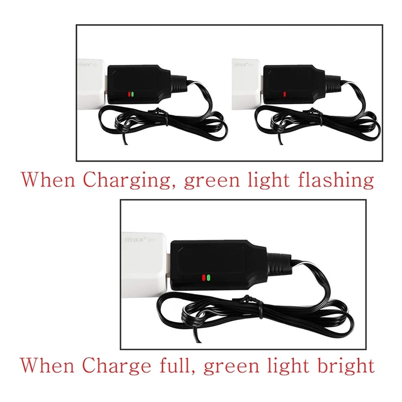 7.4V 1100Mah Li-Ion Battery JST Plug for HQ 827 823 871 RC Car Boat Spare Parts Accessories 2 Pack with USB Charger