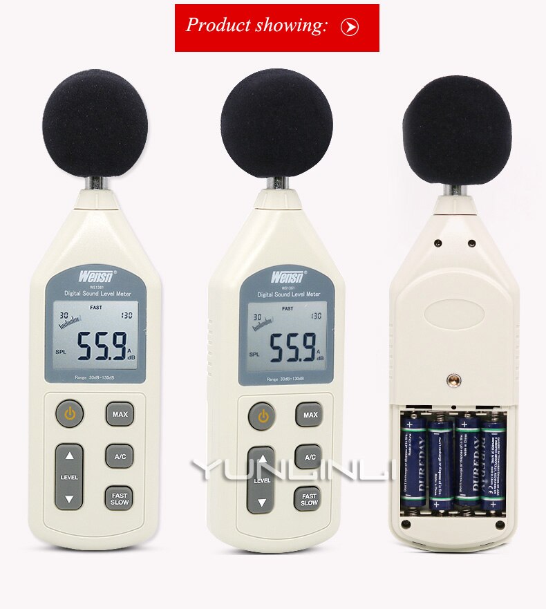 Sound Level Meter Digital High-precision Decibel Monitoring Logger Noise Tester Sound Detection Instrument Equipment SD Card