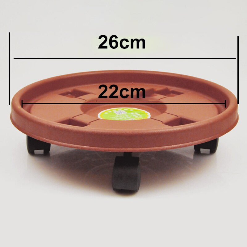 Stojak Na Kwiaty-bandeja para macetas de plantas, soporte de rueda redonda, plato de jardín de resina extraíble, soporte de planta de rueda redonda, Bandejas Tepsi: 1
