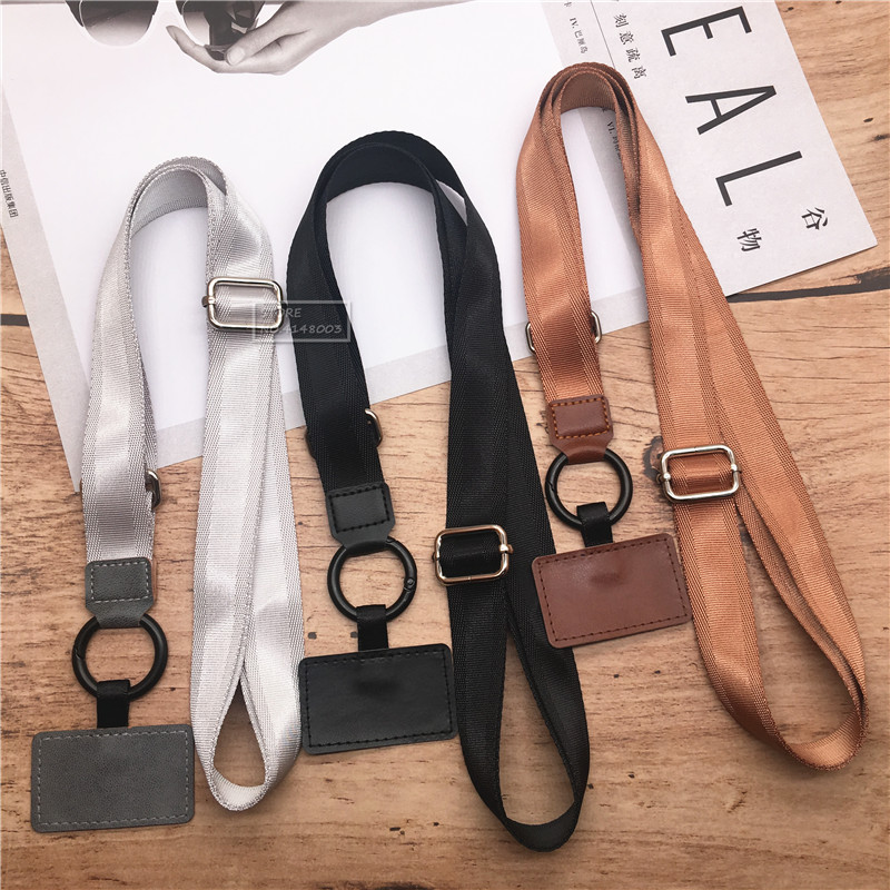 polyester justerbar webbing snor håndledd snor pakning hengende nakkeslynge multifunksjonelt mobiltelefontau