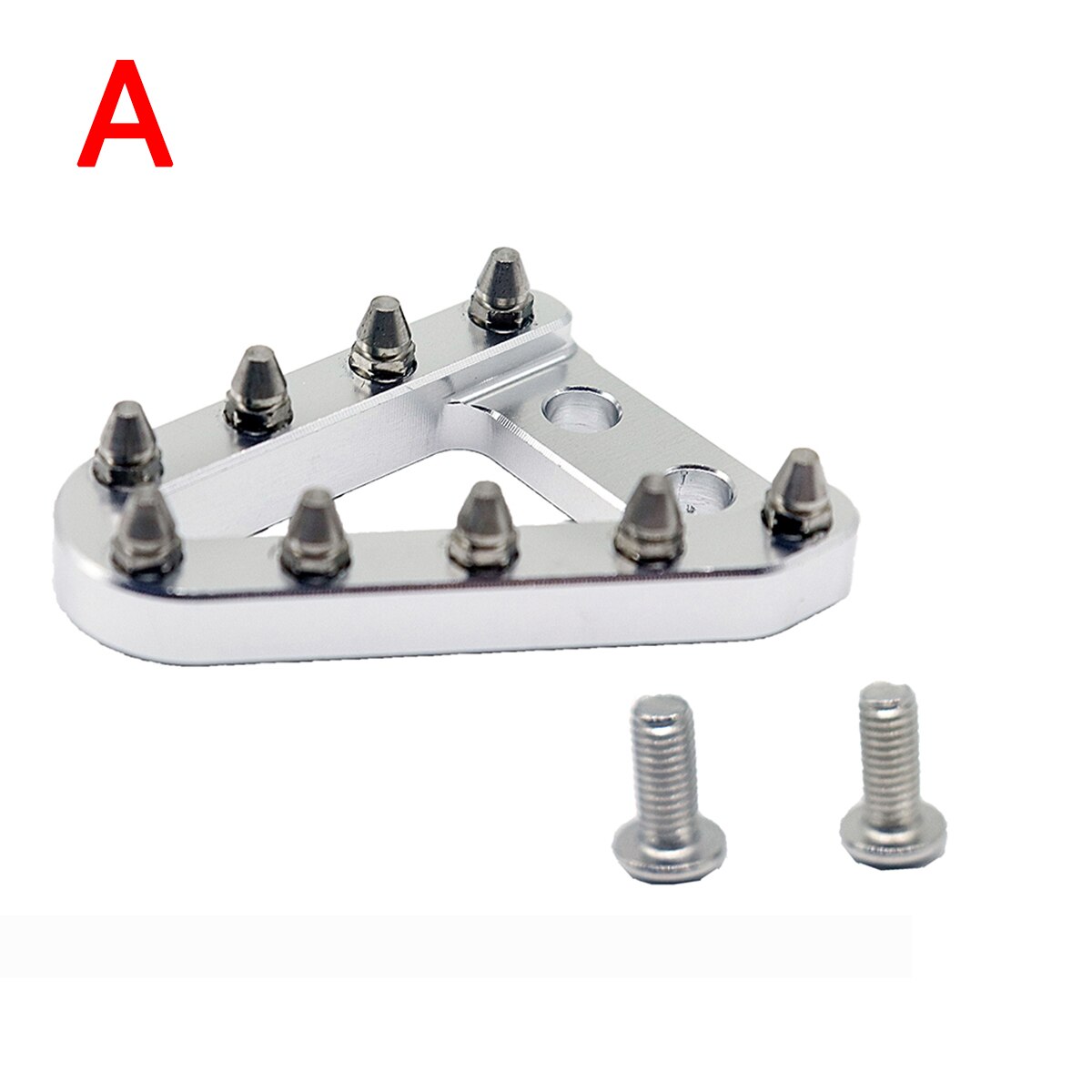 Achterrem Pedaal Stap Tip Plaat Voor Ktm Sx Sxf Exc Excf Xcw Xcfw Xc Xcf Voor Husqvarna 125 150 250 350 450: Style A  silver