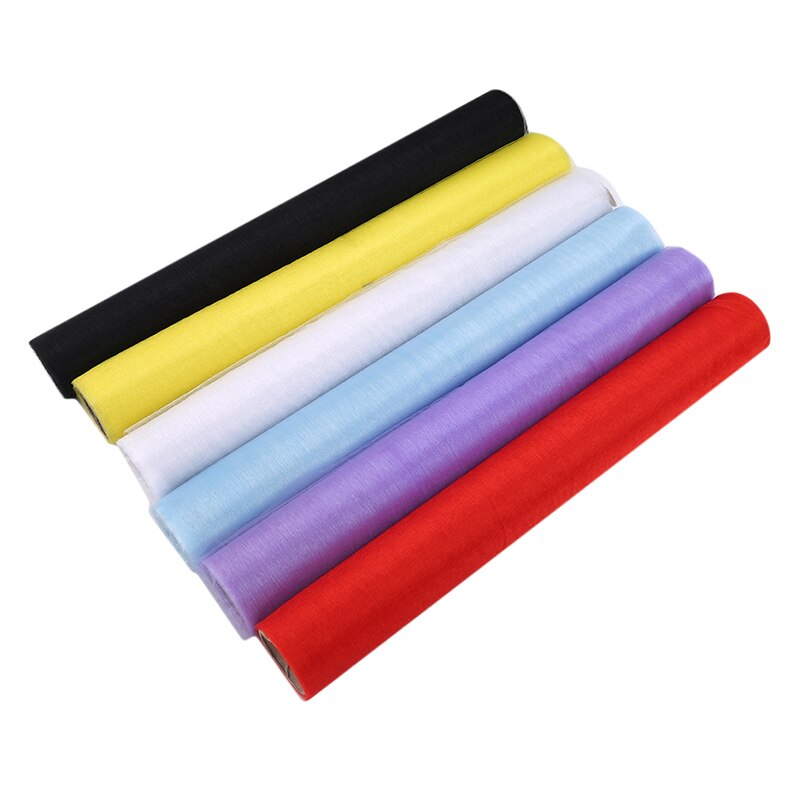 Tissu mousseline de soie décoration de mariage tissu moustiquaire couleur unie voile tissu voiles de mariage mariée voile paquet Tulle