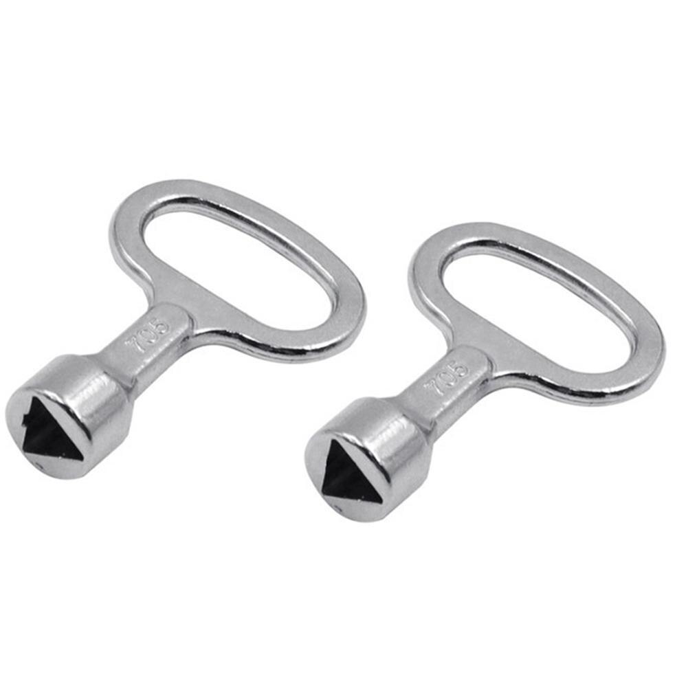 Valve Key Wrench Universal Triangular Key Multifunction Wrench Metro Trains Key Lock Elevator Door Key Electric Cabinet Keys