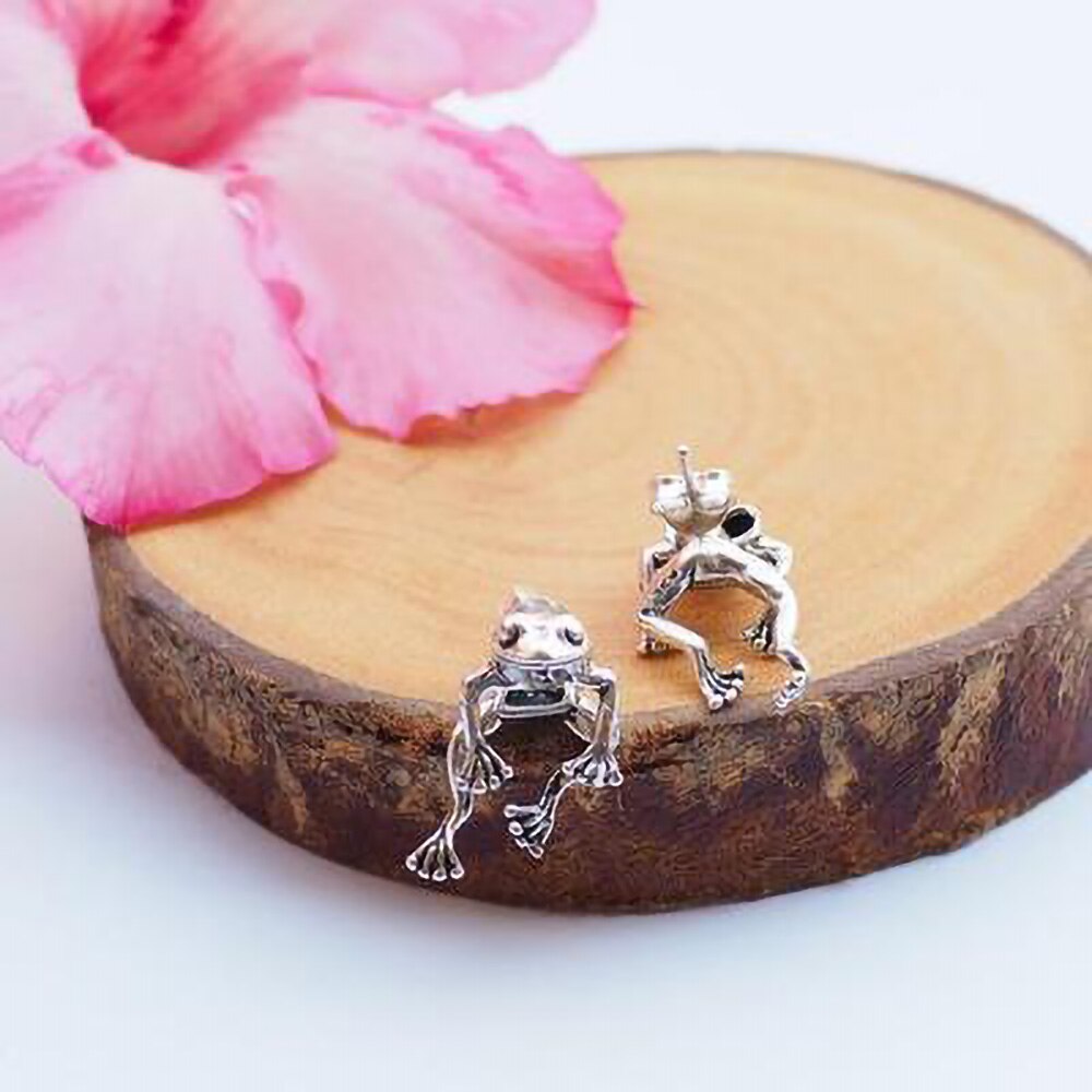 Leuke Vrouwen Kikker Oorbellen Voor Meisjes Animal Gothic Stud Oorbellen Piercing Vrouwelijke Koreaanse Sieraden Accessoires Brincos
