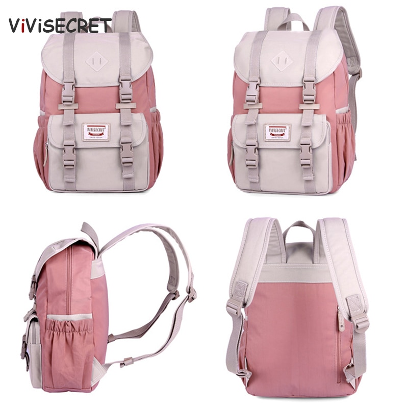 VIVISECRET Multifunctionele Vrouwen Rugzak canvas laptop rugzak schooltas voor tiener meisjes reizen Rugzak