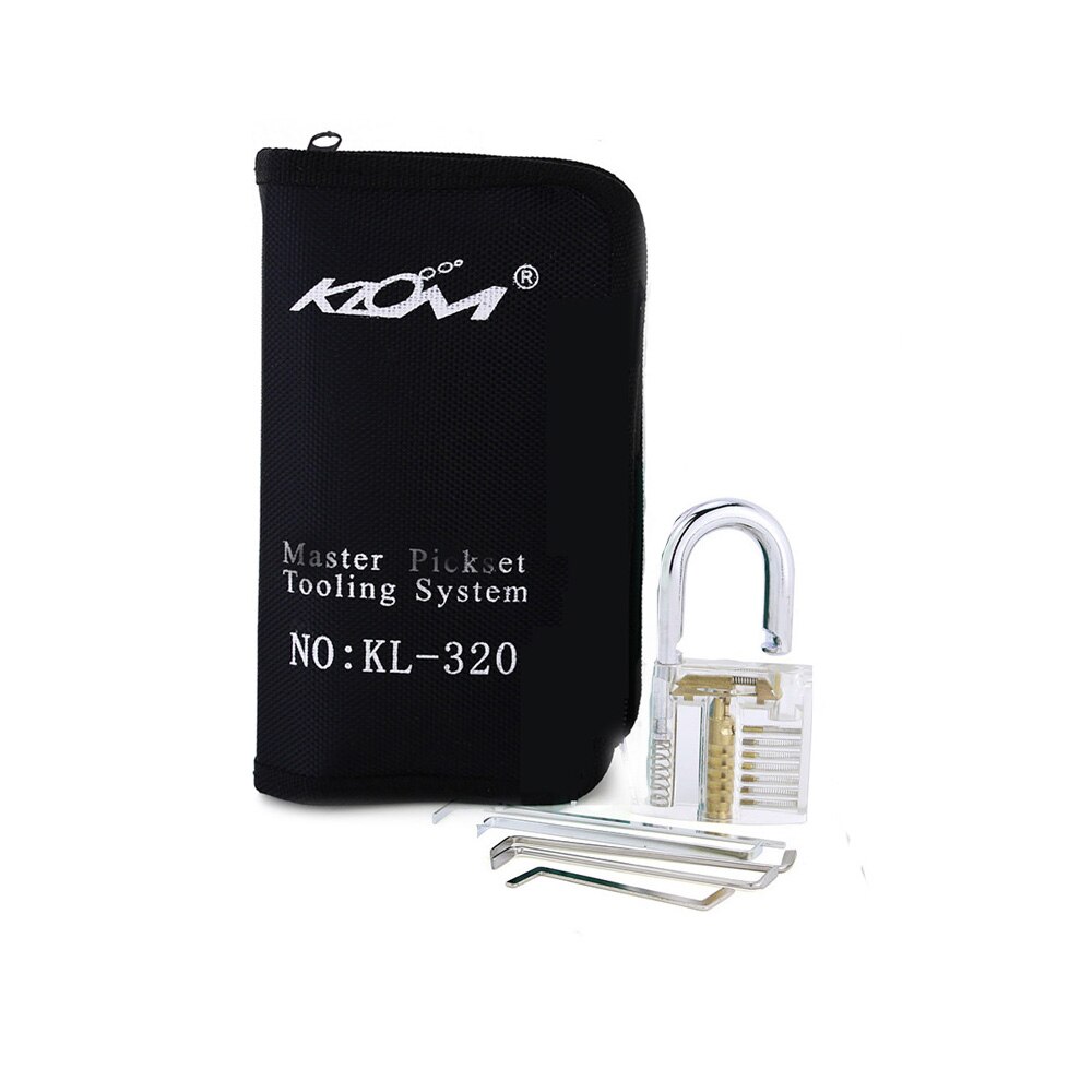 Locksmith Supplies for Beginner Transparent Lock Training PickSet ,Car Lock Tool Set/Door Lock Tool Set