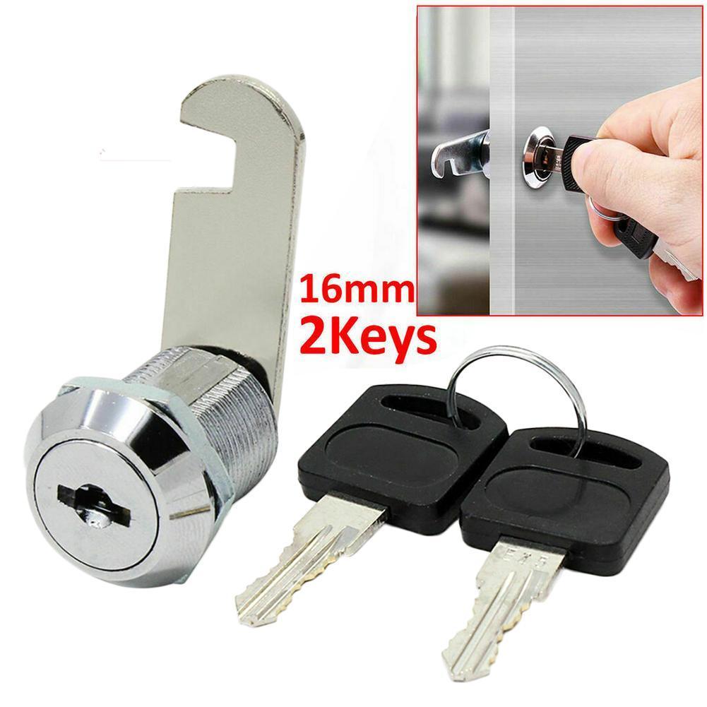 1Pcs Cam Cilinder Sloten Deur Kast Mailbox Lade Beveiliging Met Sloten Plastic Meubilair Locker Sleutels Hardware Kast Y7T4