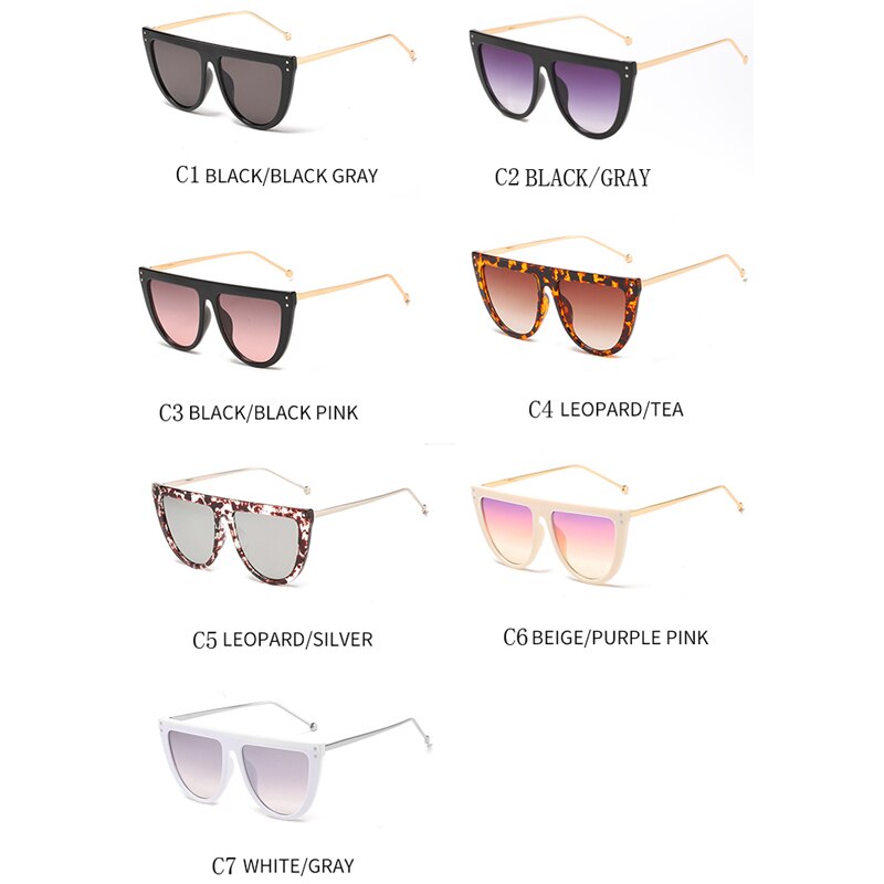Eendelige wandelzonnebril heren merk oversized zonnebril voor dames zonnebril metaal  uv400 spiegels