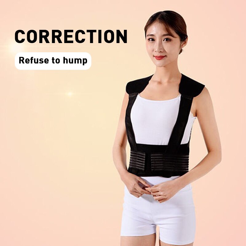 Zelf Verwarming Brace Ondersteuning Riem Terug Houding Corrector Spine Terug Schouder Lumbale Houding Correctie Voor Terug Ondersteuning