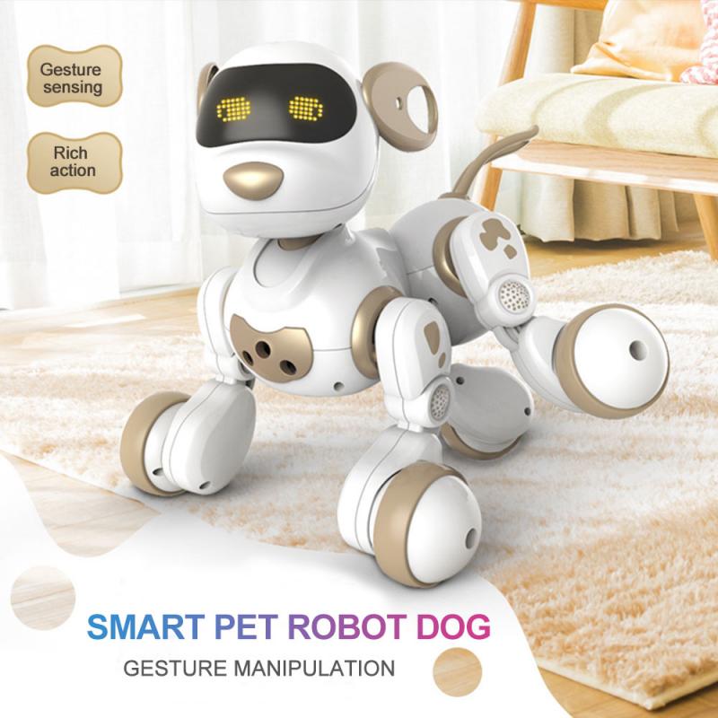 Le Neng Speelgoed K16A Elektronische Dier Huisdieren Rc Robot Hond Voice Afstandsbediening Speelgoed Muziek Lied Speelgoed Smart Robot Voor kids Xmas