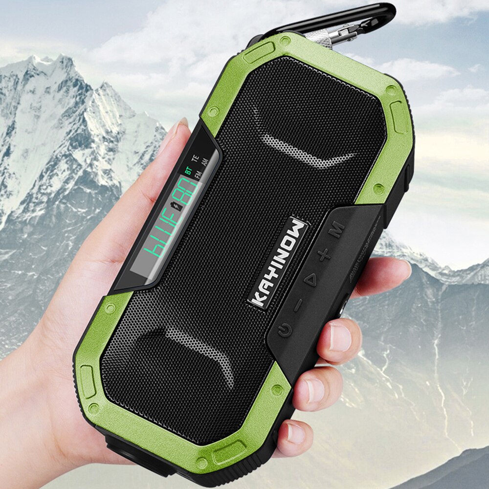 Emergency Solar Hand Crank Radio 5000mAh Power Bank Charger Flash Light Outdoor Camping Survival Radio outdoor survival