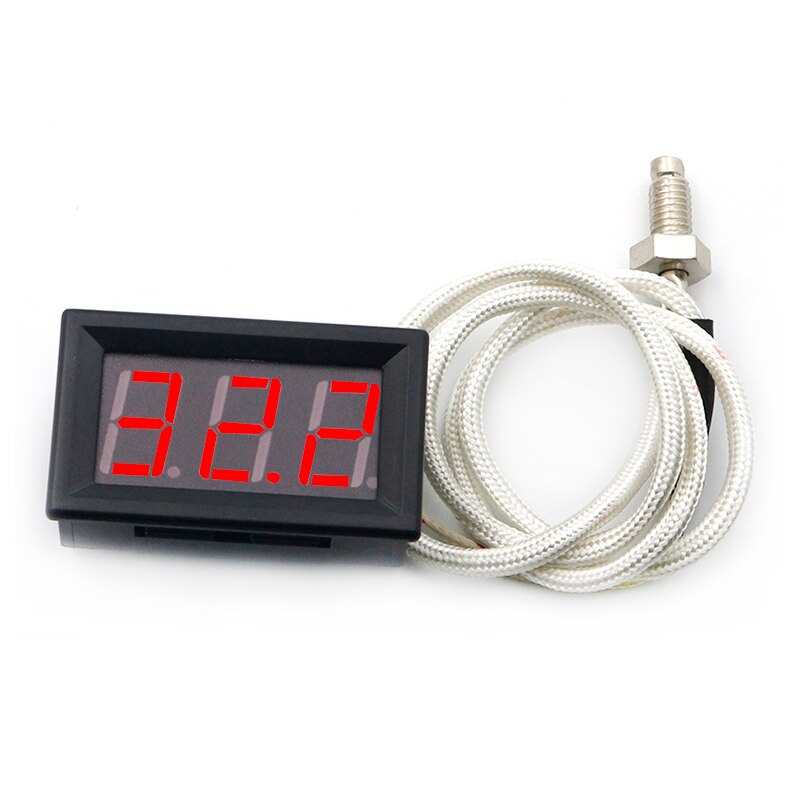 XH-B310 Digital display high temperature thermometer K type thermocouple industrial digital thermometer -30~800 degrees: Red display