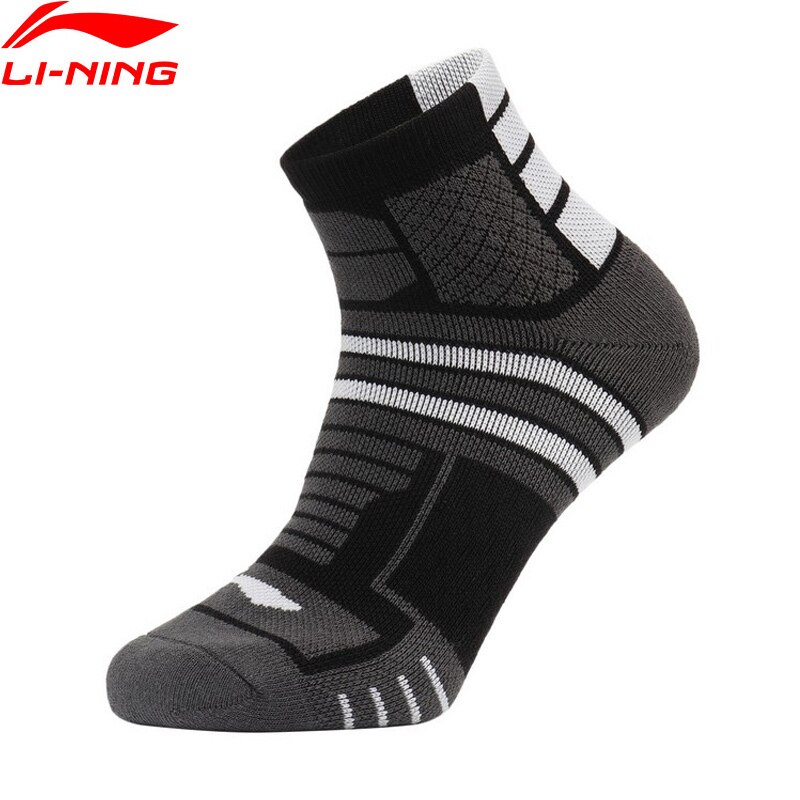 Li-ning-Calcetines Unisex de entrenamiento, calcetín deportivo cómodo, corte medio, 39-46Size, AWSQ364