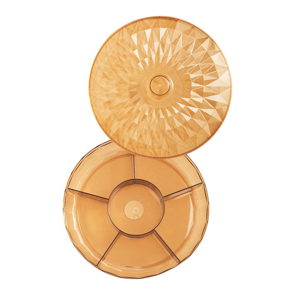 Multi Compartment Food Storage Tray Snack Storage Container Dried Fruit Snack Plate: Default Title