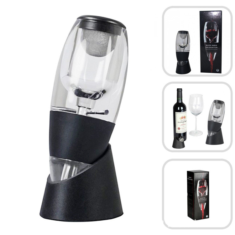 Red Wine Aerator Mini Filter Magic Decanter Essential Wine Quick Aerator Wine Hopper Filter bar Essential Equipment Set