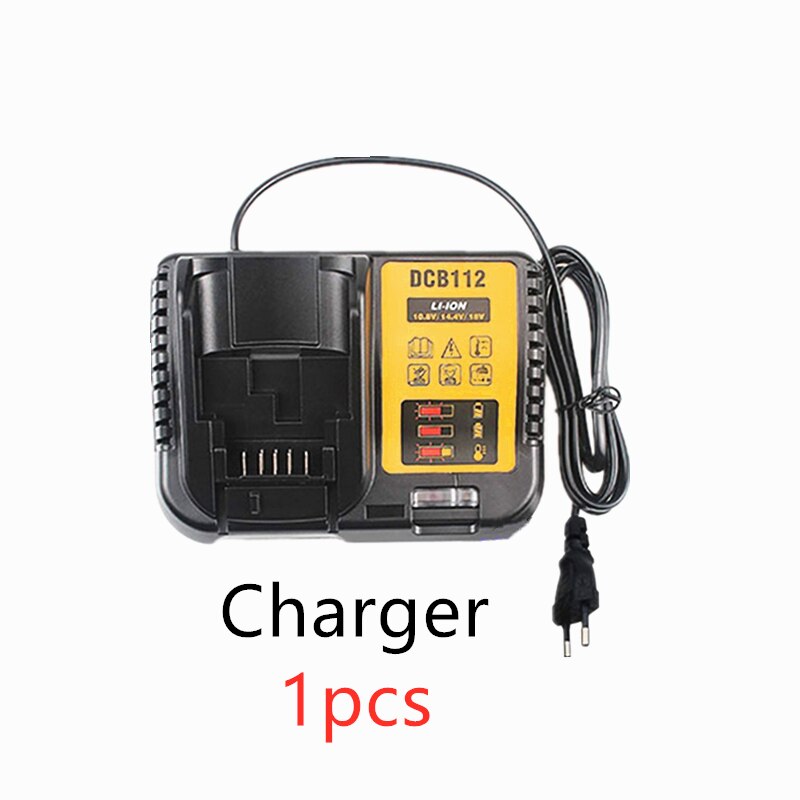 100% DCB200 20V 6000mAh replaceable Li-ion battery compatible with Dewalt 18 Volt MAX XR power tools lithium Batteries: Yellow