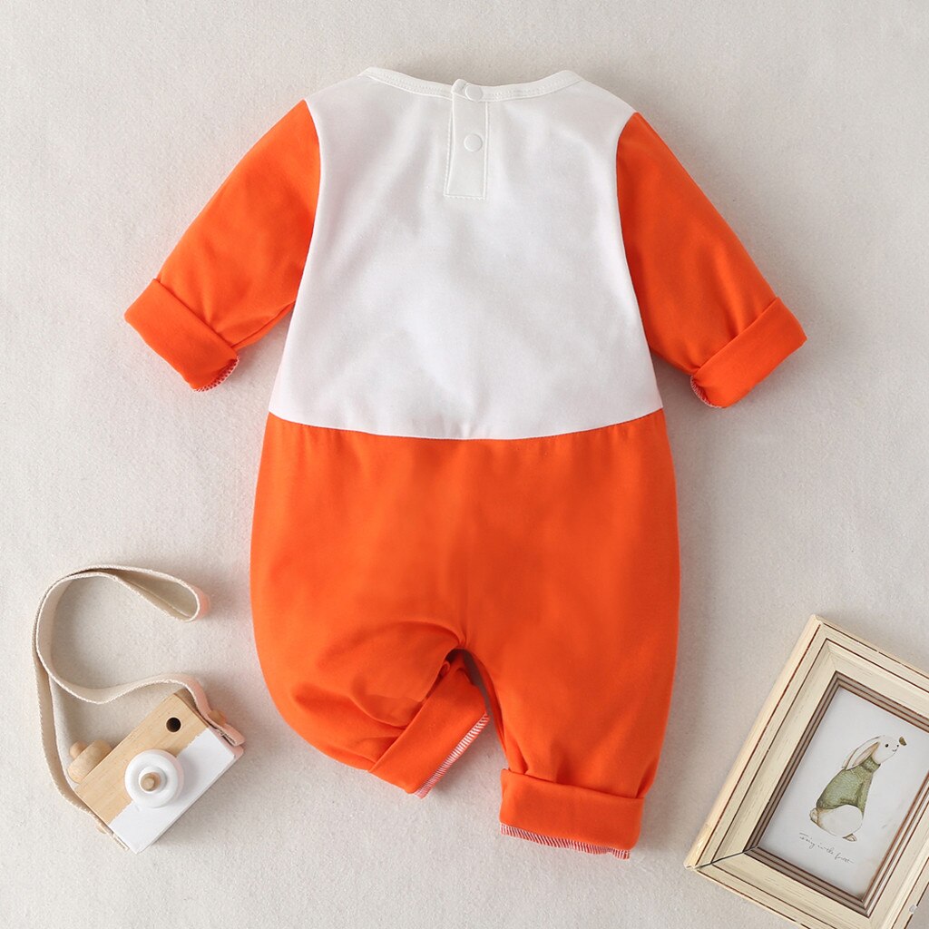 Baby Baby Jongens Meisjes Lange Mouwen Cartoon Dier Brief Romper Jumpsuit Kleding Leuke Romper Aankomst