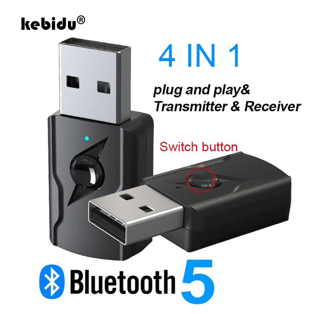 Bluetooth Dongle Usb Draadloze Usb Bluetooth Adapter 5.0 Voor Computer Bluetooth 5.0 Pc Adapter Bluetooth Ontvanger Zender