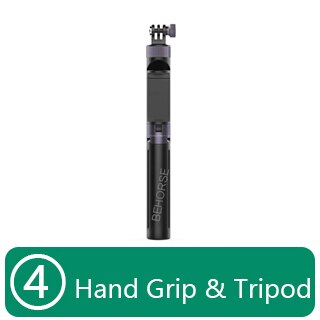 PGYTECH DJI Osmo Action Tripod Selfie Stick 1/4 Mount Hand Grip & Tripod for DJI OSMO ACTION Camera Accessory: Red Color