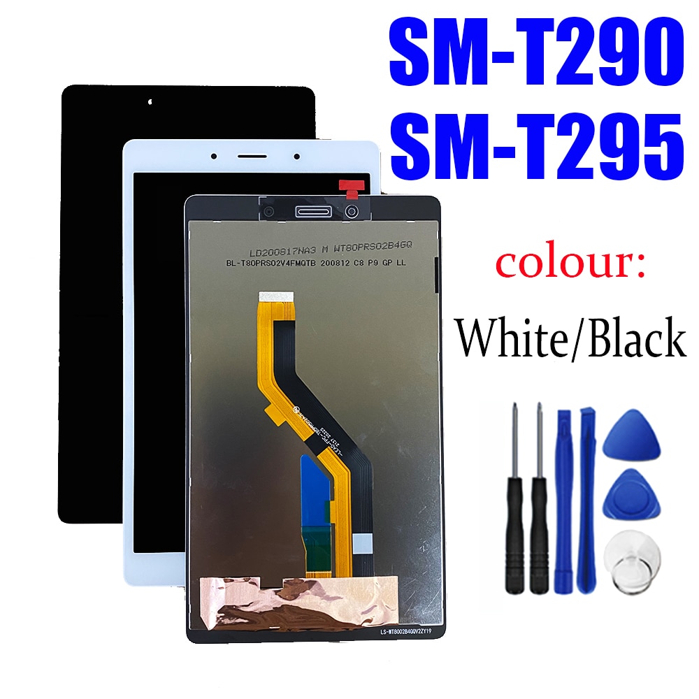 Voor Samsung Galaxy Tab Een 8.0 SM-T290 SM-T295 T290 T295 Lcd-scherm Met Touch Screen Digitizer Vergadering + Gereedschap