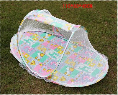 AAG Portable Folding Baby Bedding Crib Mosquito Net Newborn Summer Infant Insect Netting Baby Yurt Mosquito Outdoor Tent 30: MAAG170-yellow