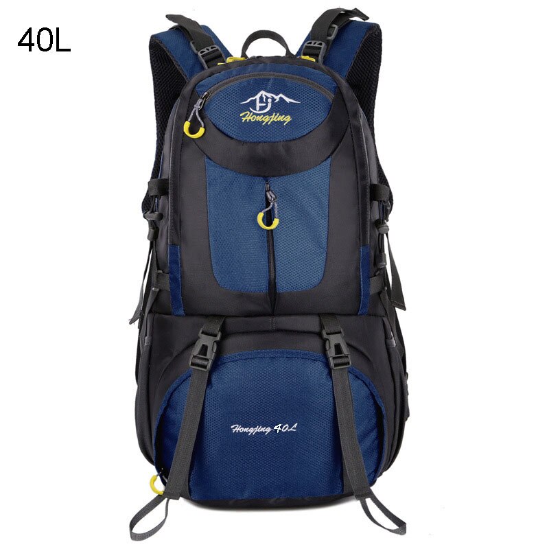 Reput 40l 50l 60l retkeily vaellusreppu laukku ulkoilu urheilulaukut matkailu miesten kiipeilyreppu sac de sport mochila  xa564wa: Syvän sininen 40l