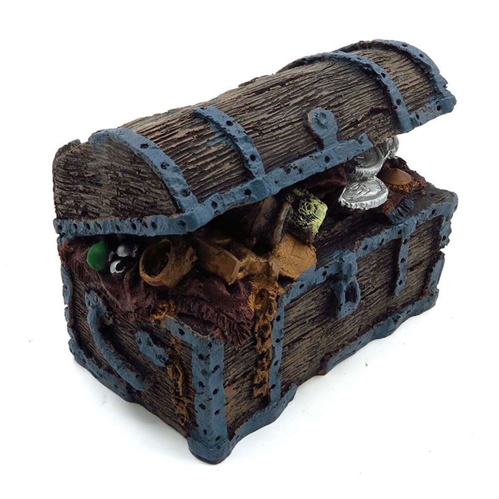 Aquarium Landscape Aquarium Decoration Fish Tank Treasure Chest Decor