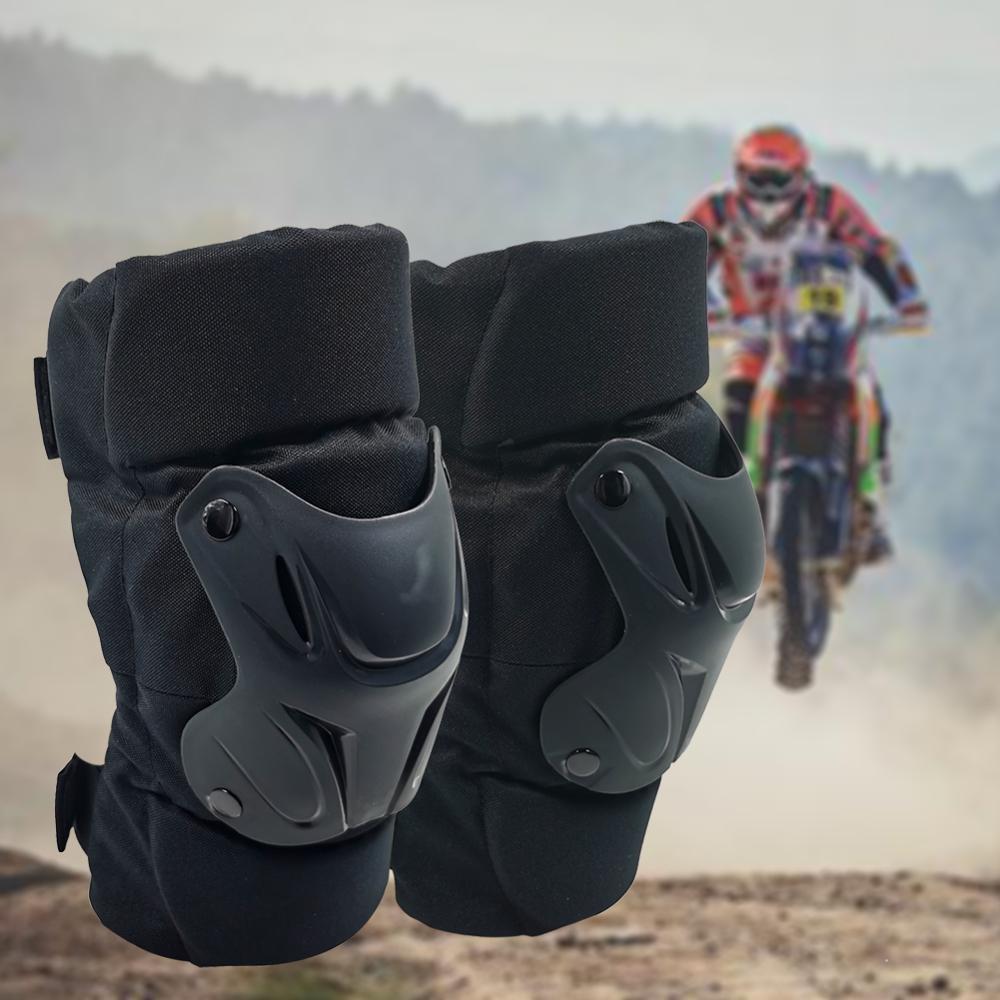 1 par de rodilleras de motocicleta Protector de rodilla para Moto a prueba de frío protectores de equipo pantalones cortos para motocicleta