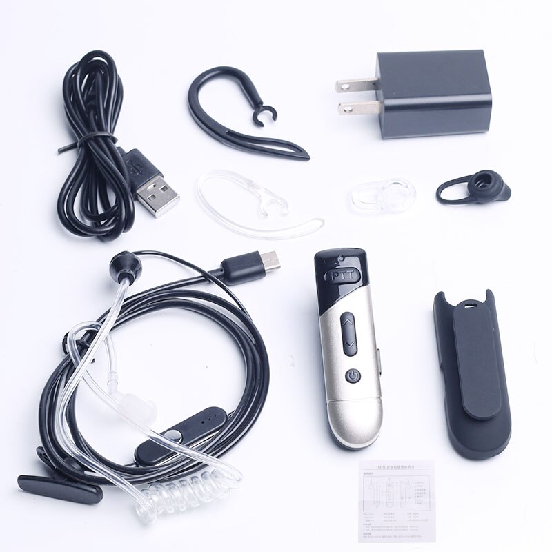 OPPXUN A09 MINI Walkie Talkie Interphone a mano libera prosciutto portatile Radio bidirezionale cuffia pratica ricetrasmettitore professionale Ultra piccolo