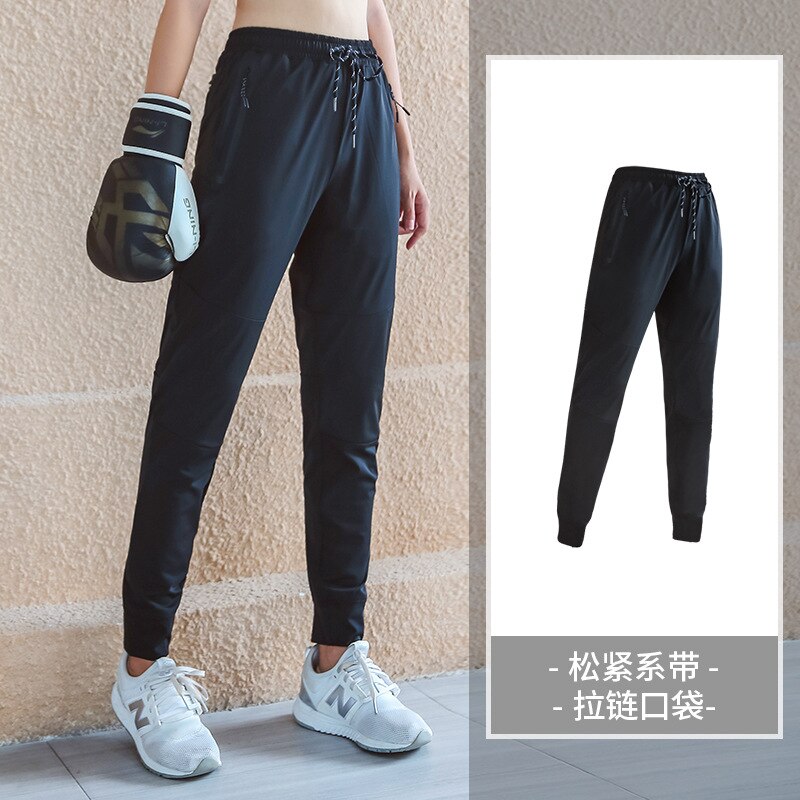 4XL spring women sweatpant quickly dry loose zipper pocket sport pant running jogger fitness gym workout casual pant activewear