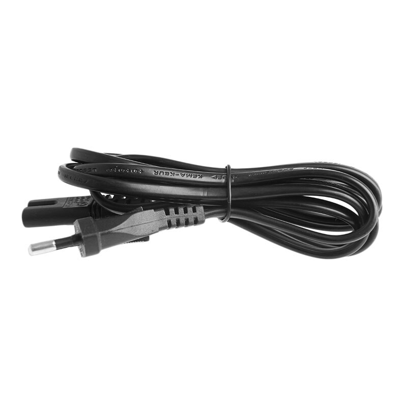 Cable de alimentación de CA de 2 pines, conector corto C7 a europeo, 1,5 M, 5 pies, Figura 8