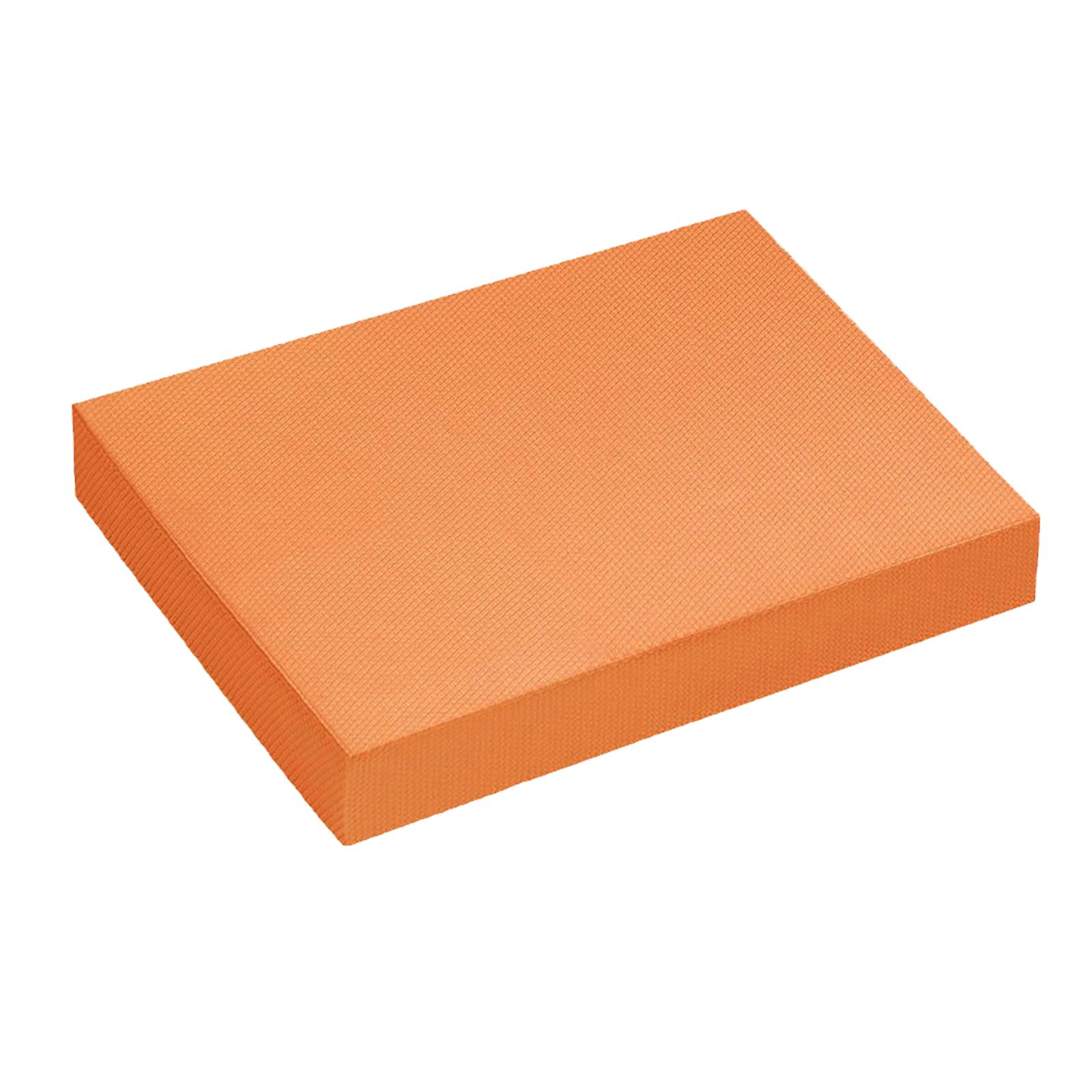 Träningsbalansdyna knäböjningsskydd halkfri vattentät tpe yogamatta balanskudde skummatta för stabilitet inomhusstretching: Orange