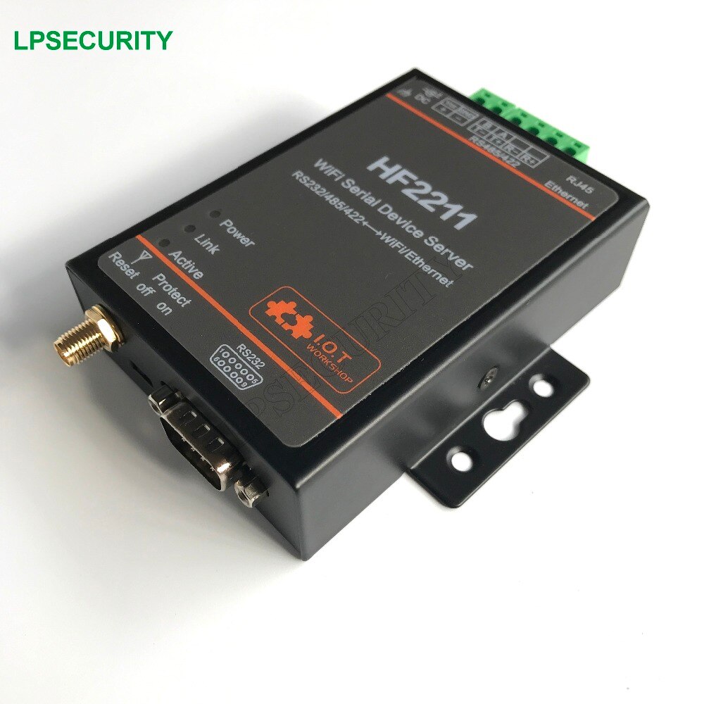 HF2211 système d'alarme GSM/PSTN de sécurité à domicile MIPSMCU avec 4 mo de Flash, support TCP/IP/Telnet/Modbus protocole TCP