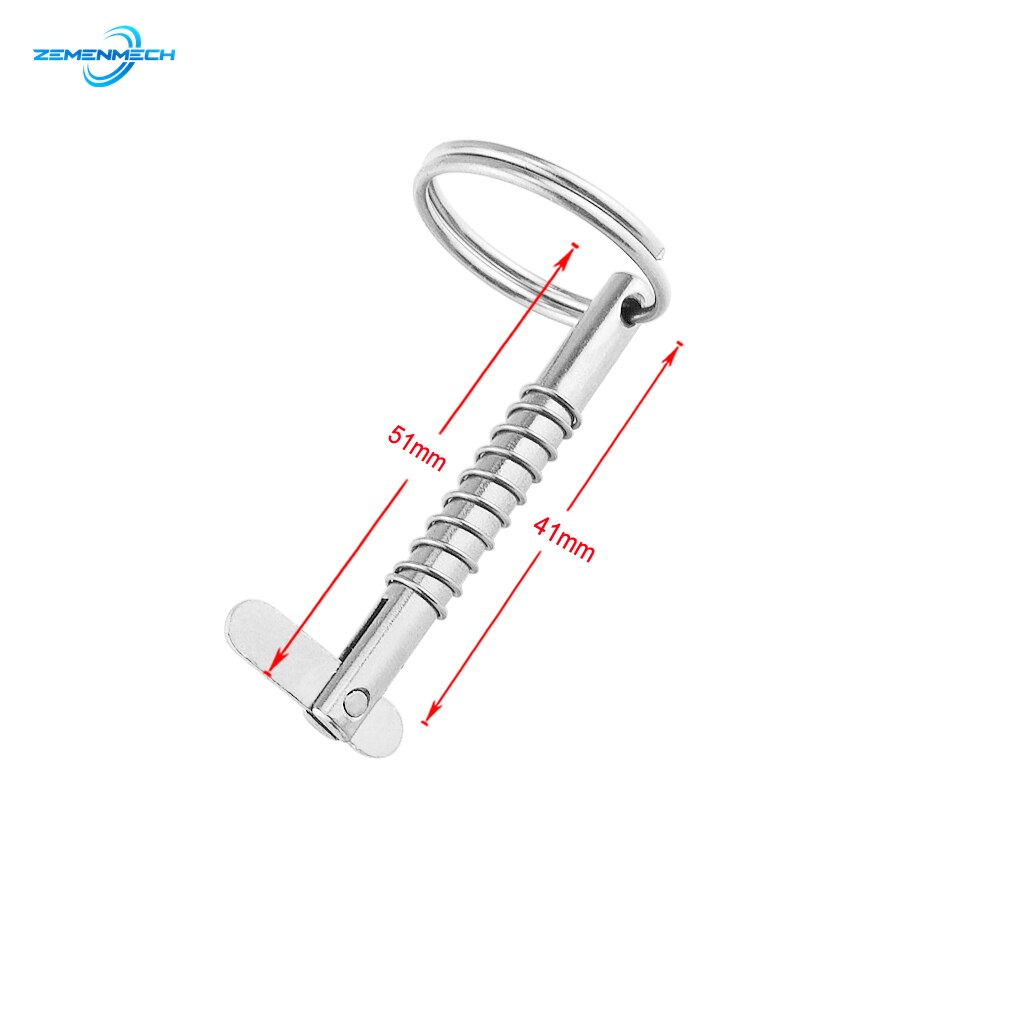 5mm Stainless Steel 316 Quick Release Pin for Boat Bimini Top Deck Hinge Marine Hardware Boat Accessories Kayak Shipbuilding