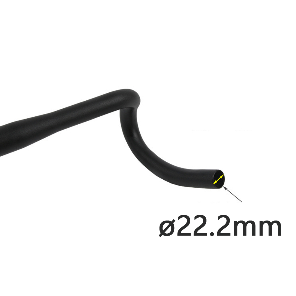 UNO Gravel Cykelstyre 400/420/440/460mm Landsvägscykel Ultralätt Styre Landvägscykel Del