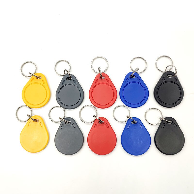 Lector de fotocopiadora Rfid NFC en inglés, copia Cloner, programador de frecuencia 10 + 5 unidades de 125khz, teclas EM4305 + 5 unidades de 13,56 mhz, tecla UID: 10pcs UID Keys