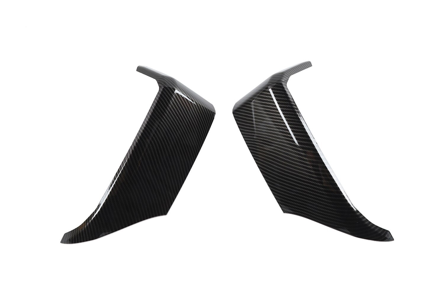 Autocollant de décoration pour pare-choc avant, en Fiber de carbone ABS, pour Suzuki Jimny , , , 2022, accessoires extérieurs de voiture: Carbon Fiber