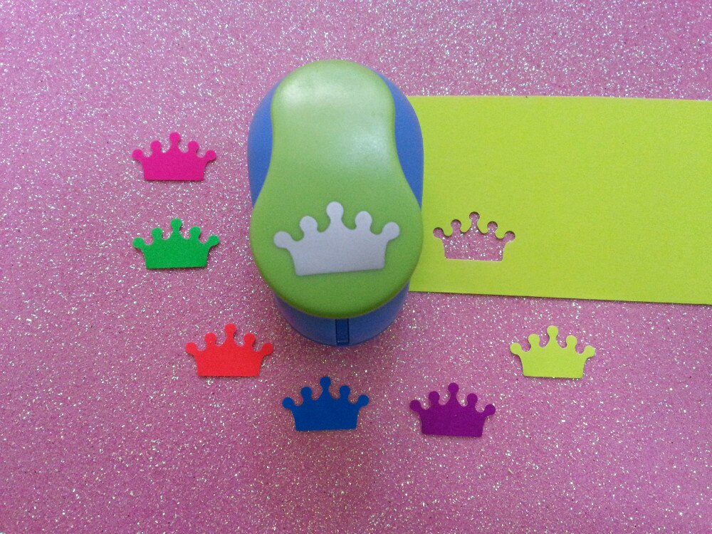 Gratis 1 inch kroon papier ambachtelijke punch eva punch perfurador de papel plakboek stoten van crown punch ambachten plakboek