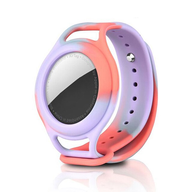Case for Apple AirTags Kids Soft Silicone Strap Air Tag Anti-Lost Bracelet Protective Cover Shell for AirTag children Strap: 7