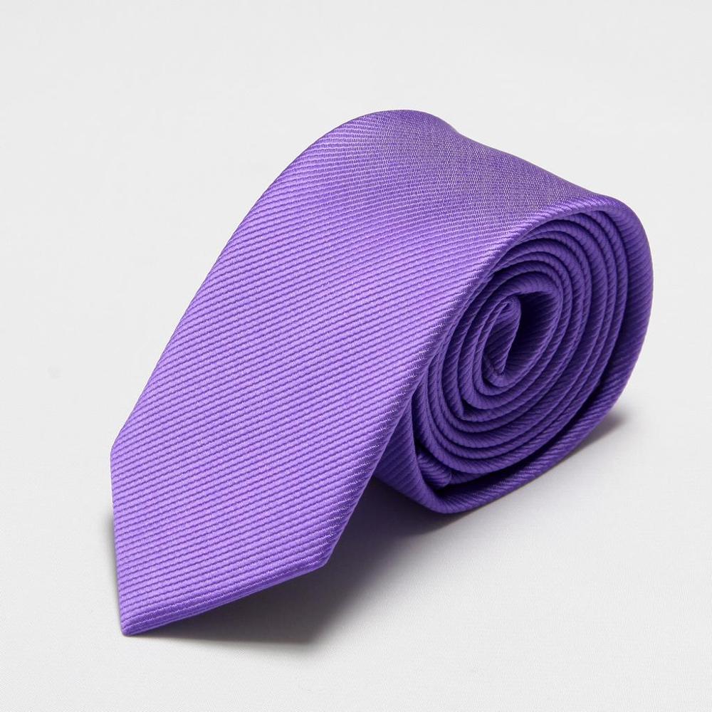 men ties novelty mens neck Slim Tie Turquoise blue neckties cravat ascot solid color wedding business: Purple