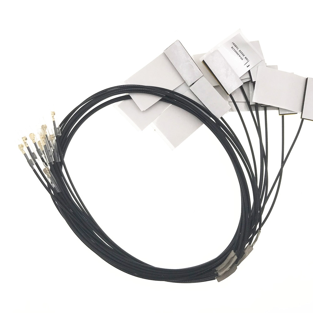 10pcs Tyco WNC U.FL antenna wire cable for BCM94331CD BCM94360CD QCA9880 QCA9882 AR9280 AR9380 Wifi card WWAN Card MC7355