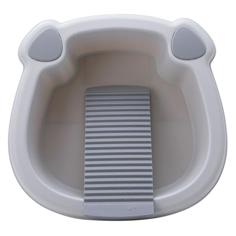 1 Set Infant Wash Basin Baby Face Basin Camping Ice Bucket Washing Clothes Board #J: 30x29cm