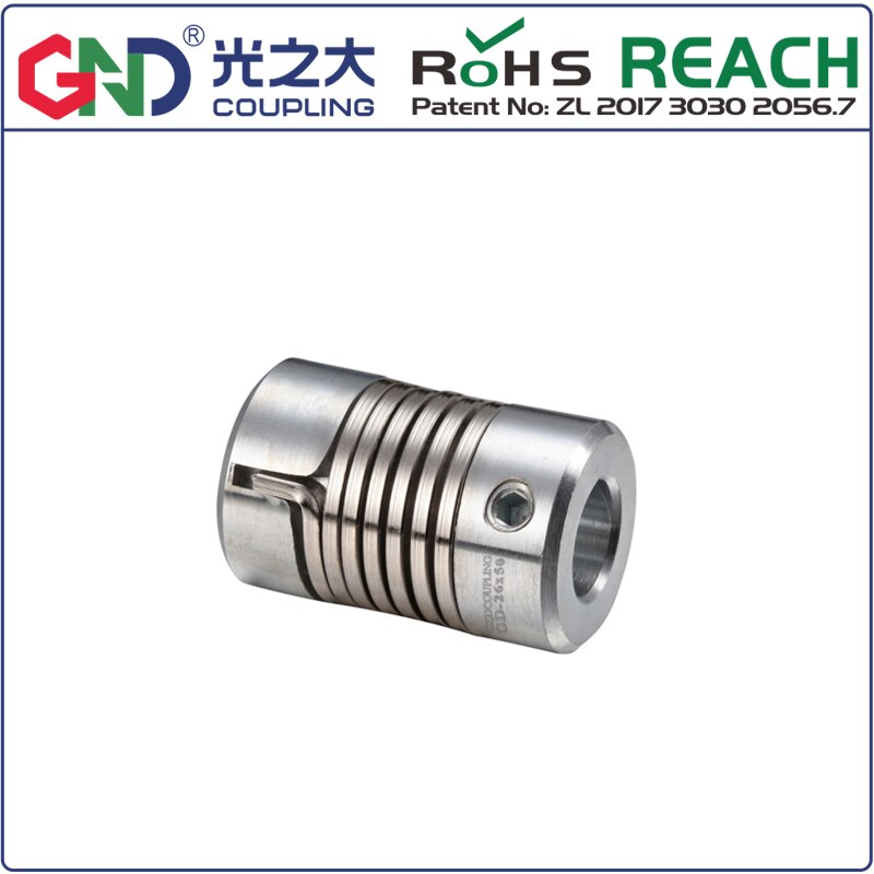 Mikromotorakselkobling udvendig diameter : 16mm/26mm ; længde : 27/35/50mm koblingsmotor
